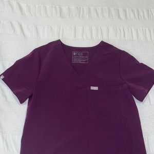 Figs scrub top- limited edition purple